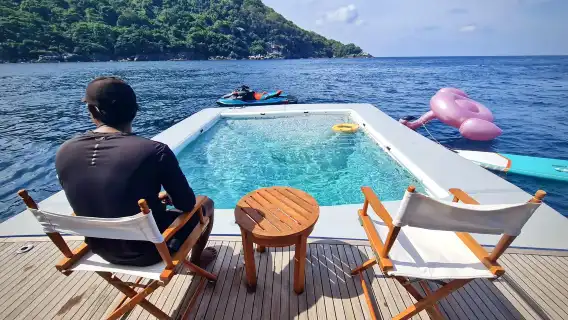 泰國布吉島包船出海雙體帆船包船珊瑚島皇帝島蜜月島雞蛋島浮潛海釣包船