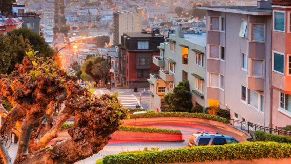 perjalanan satu hari ke lokasi syuting San Francisco: Jembatan Golden Gate/Jalan Lombard/Taman Golden Gate