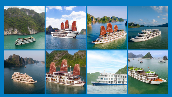 Croisière premium 5 étoiles dans la baie d'Along avec nuitée – Repas complets, kayak, grottes et transferts