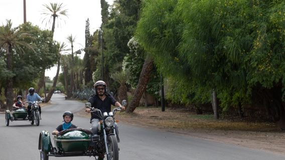 Marrakech: 3 ore di viaggio privato in sidecar fuori dai sentieri battuti