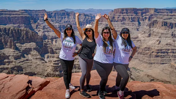 Grand Canyon West, Hoover Dam & 7 Magic Mountains Tour with Optional Skywalk & Zipline