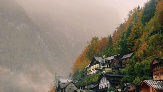 奧地利哈爾施塔特小鎮+哈爾施塔特觀景點（奧地利）+天主教堂【中文私家包車】