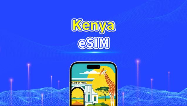 Kenya eSIM | 4G | Hög hastighet | 24 timmar | Välj antal dagar 1-30 dagar | QR-kod