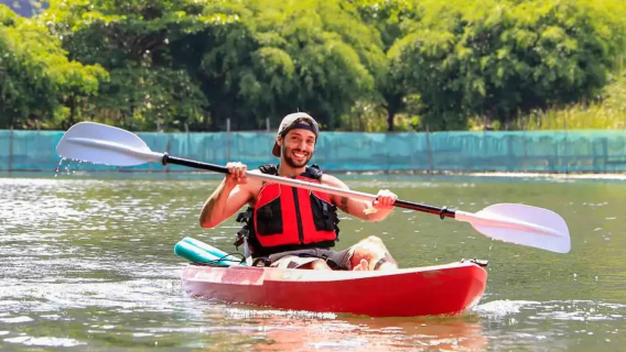 1-day tour to kayaking/riding a basket boat in northern rivers on Phu Quoc Island in Vietnam + Starfish Beach