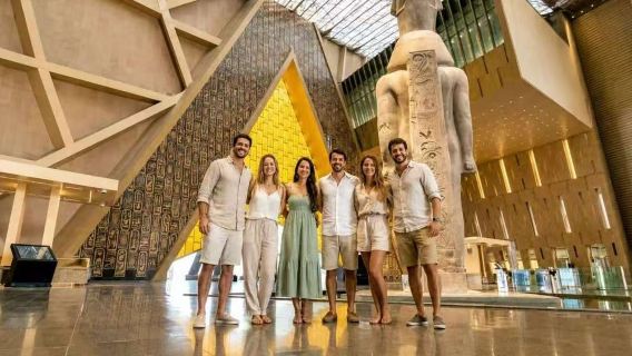 Giza Grand Egyptian Museum guided tour (professional commentary + full collection access + skip-the-line ticket)