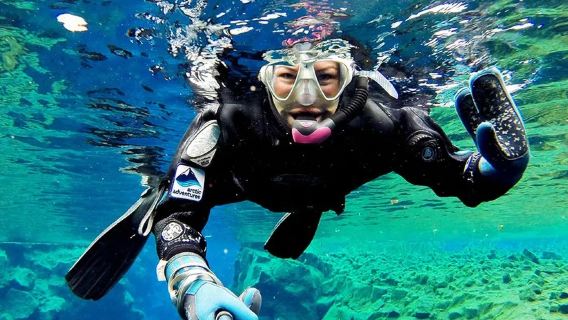 Snorkeling experience in Reykjavik, Iceland (Silfra + encounter with glacial water)