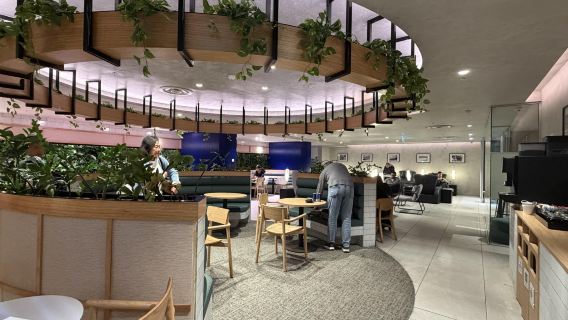 VIP lounge at Sydney Kingsford Smith Airport/SYD | Flight waiting/transfer rest with dining