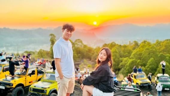 Mount Batur Sunrise Jeep Tour with Optional (ATV, Rafting, Swing, Café Hopping & More)