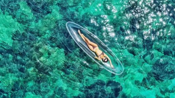 陵水分界洲島+分界洲島潛水體驗潛水浮潛2小時【分界洲潛水送拍攝/多種海上項目提供裝備】