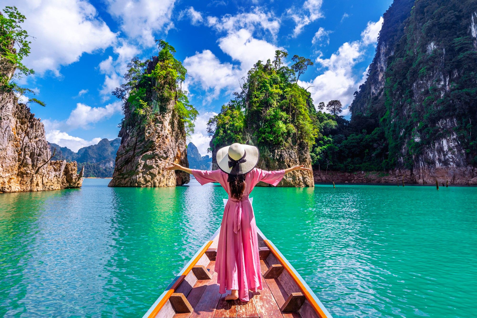 From Khao Sok: Private Longtail Boat Tour at Cheow Lan Lake