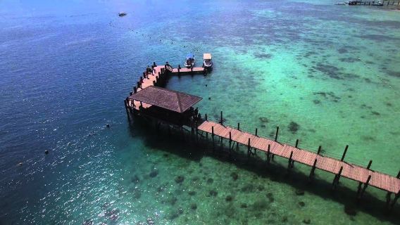Ticket de bateau rapide pour les îles Manukan et Mamutik (Aller-retour depuis le quai de Sutera Harbour)