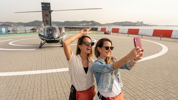 Lisbon: Guided Old Town Walking, Helicopter Flight & Boat Trip