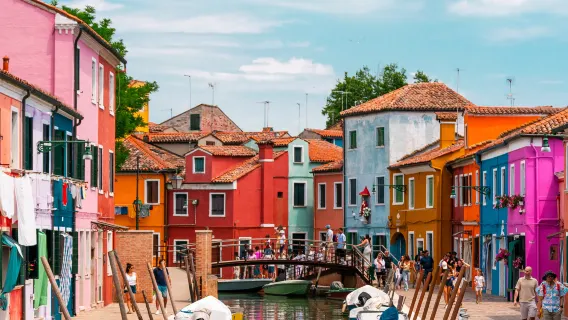 2 islands Murano-Burano, Morning from Venice San Marco