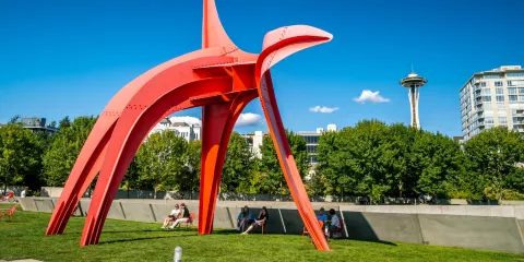 西雅圖一日遊:水族館+奧林匹克雕塑公園+煤氣廠公園+探索公園