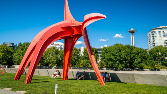 Seattle day tour: Aquarium + Olympic Sculpture Park + Gas Works Park + Discovery Park