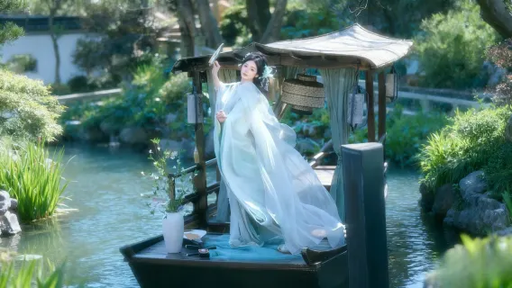 Hangzhou Trip Moments[Hanfu rental + optional outdoor photographer service + exquisite and diverse costumes + premium service]