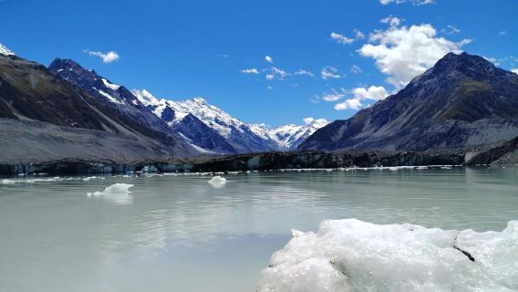 Queenstown Round-Trip [English Tour]: Lake Pukaki + Aoraki / Mount Cook + Tasman Glacier