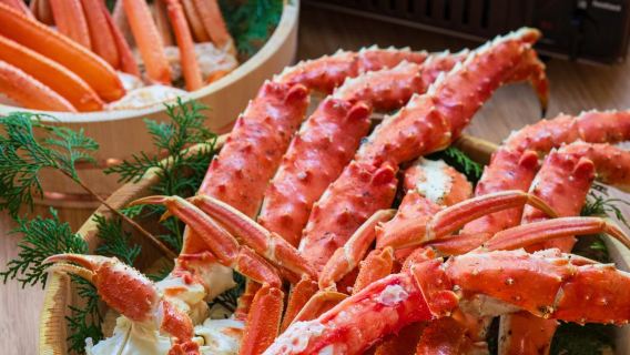 Kyoto Kani Gin - Pacchetto all-you-can-eat di granchio della neve e granchio rosso di 2L! (63 portate in totale)