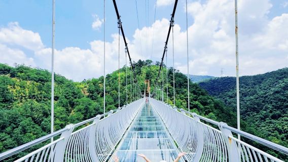 昆明青龍峽徒步一日遊 【專業徒步路線+玻璃棧道+皮艇】