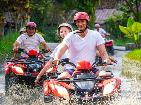 Pengalaman ATV Kuber Offroad di Ubud, Bali (Pilihan mengemudi kendaraan roda dua solo/berdua)
