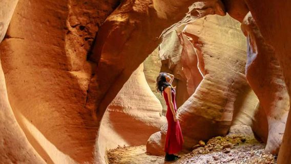 1-day tour to Ganquan canyon [round-trip shuttle bus from Xi'an] with optional premium small group