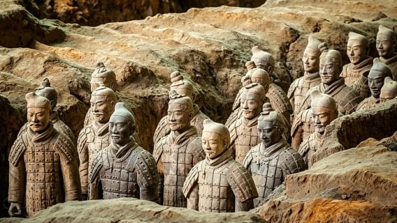 [Pakej persendirian VIP] Muzium Makam Qin Shi Huangdi Xi'an (Tentera Terracotta)|Song of Everlasting Sorrow kenderaan persendirian eksklusif + pemandu pelancong|Perkhidmatan pengangkutan pergi dan balik hotel lawatan sehari