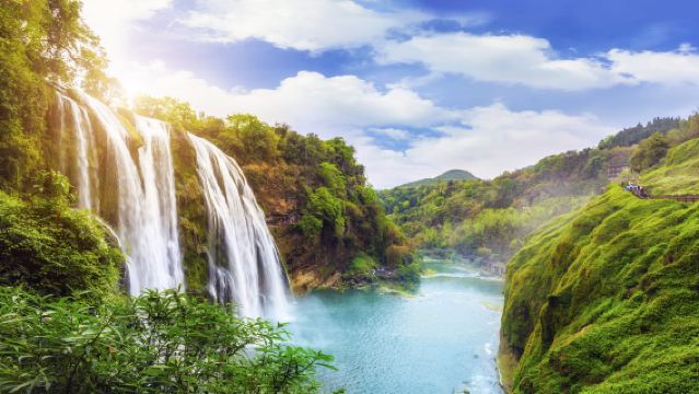 【2+1保姆車】黃果樹瀑布+天星橋景區+陡坡塘瀑布一日遊