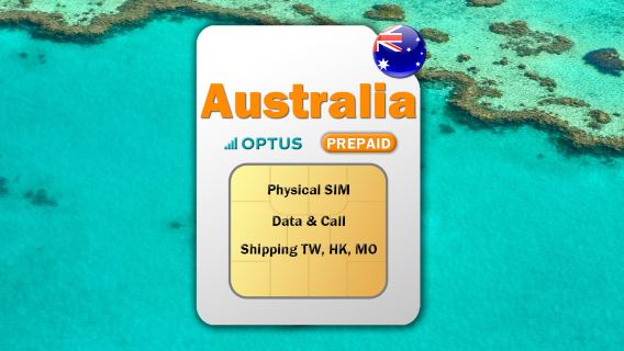 Australia Optus 4G SIM Card (Delivery to Taiwan, Hong Kong, and Macau)