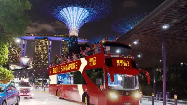 Singapore: Big Bus Hop-On Hop-Off Tour by Open-Top Bus