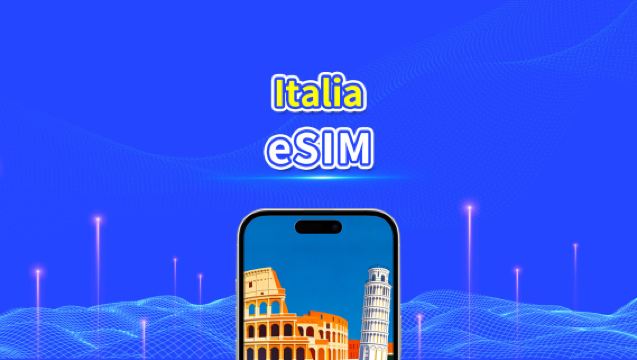 eSIM de Italia | 5G/4G | Paquete de datos diario/total | 1-30 días | Facturación de 24 horas | código QR