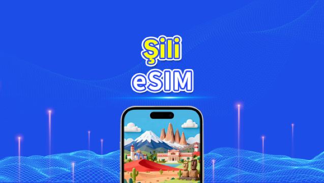 Şili eSIM | 4G | Günlük Paket/Veri Paketi | Yüksek Hızlı İnternet | 24 Saat | 1-30 Gün | QR Kodu