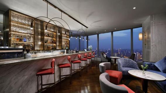 Experiência de chá da tarde no Lounge Xunquim WFC69F Ritz-Carlton