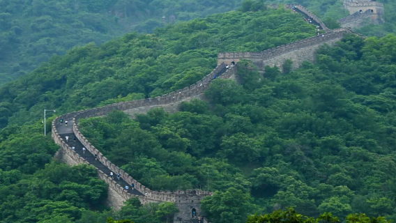 Shuttlebus (Hin- und Rückfahrt) von Peking Stadtzentrum zur Chinesischen Mauer in Mutianyu (klimatisierter Reisebus)