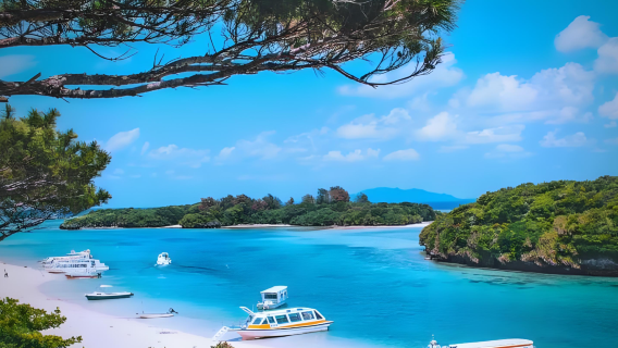 Okinawa - Gua Gyokusendo, Pulau Senaga, Outlet, Kuil Naminoue, jadual sewaan peribadi boleh disesuaikan
