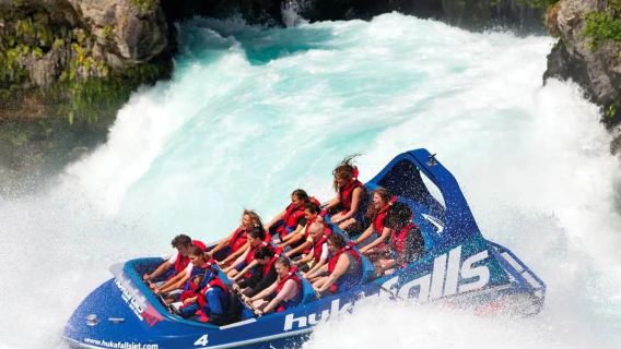 New Zealand North Island Taupo Hukafalls Jet Taupo - thrilling experience - must-visit Taupo