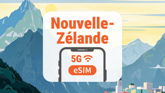 Nouvelle-Zélande 5G eSIM | IA & TikTok | 1–30 Jours | Code QR