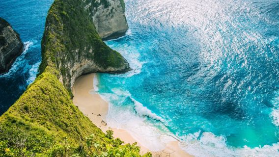 Bali round-trip Penida Island Kelingking Beach + snorkeling + fishing experience 1-day tour