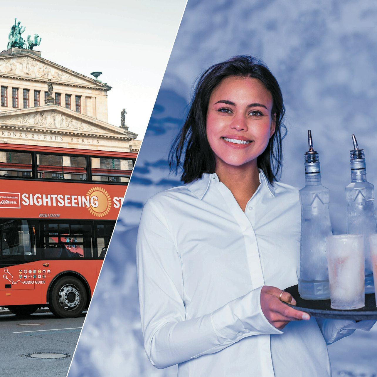 Icebar di Berlino e bus hop-on hop-off 24 ore