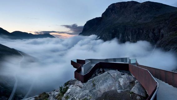 Norvège + Point de vue de Floride + Route des Aigles + Route des Trolls - Excursion d'une journée[Voiture avec chauffeur chinoise/britannique]