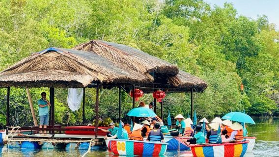 อุทยานแห่งชาติเกาะฟู้โกว๊ก + ฟาร์มพริกไทย + ชายหาด + ล่องเรือแม่น้ำ Cua [รวมอาหารกลางวัน + รถจี๊ป