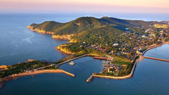 Weihai, Shandong: excursión de un día a la isla Liugong / guía/ servicio de coche privado con conductor/ Sin tours en viaje organizado