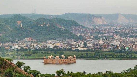 Da Delhi: tour di un giorno a Jaipur con Forte Amber e pranzo