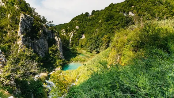 Da Spalato: visita guidata ai laghi di Plitvice con biglietti d'ingresso