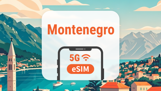 Montenegro 5G eSIM | ChatGPT & TikTok-Zugriff | 1–30 Tage | Sofortiger QR-Code