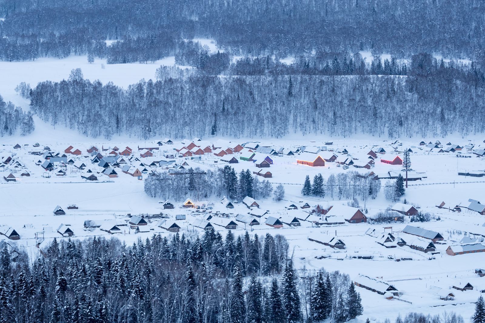 lawatan sehari teras pilihan tiga di Xinjiang Kanas/Hemu/Koktokay