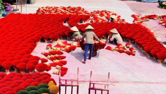 少人数グループ：インセンス、円錐帽子＆ハータイ村への半日ツアー