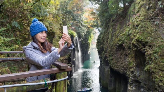 [한국어 가이드 • ★1명도 무조건 출발★] 구마모토 타카치호협곡 + 쿠사센리+ 아소산 나카다케 화구 일일투어