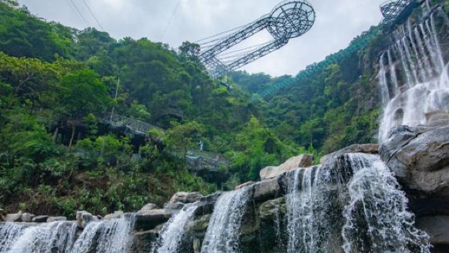 古龍峽一日遊/雲天波霸+懸崖飛車+山水瀑布雲梯&含票/接駁