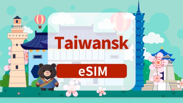 Taiwan 5G eSIM | Daglig pakke/Total pakke | 1-180 dage | Daglig fakturering | QR-kode