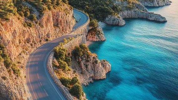 Turquie : Excursion d'une journée en voiture avec chauffeur à Fethiye + Route D400 + Ville de Kaş